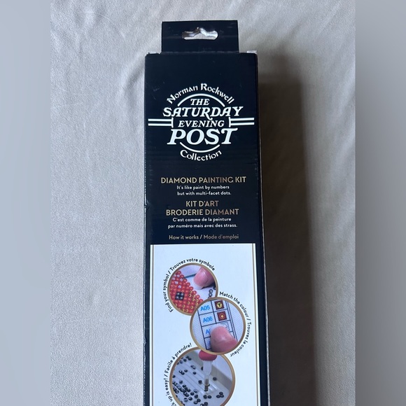 Camelot Dotz® Norman Rockwell Marbles Champion Diamond Painting Kit - Picture 10 of 16